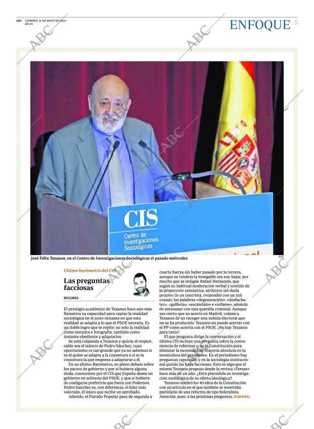 ABC MADRID 31-05-2019 página 5