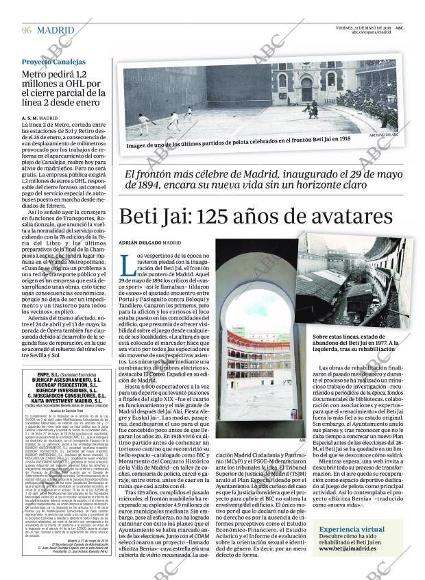 ABC MADRID 31-05-2019 página 96