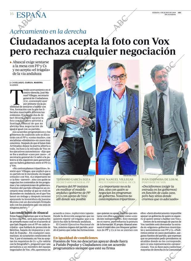 ABC MADRID 01-06-2019 página 16