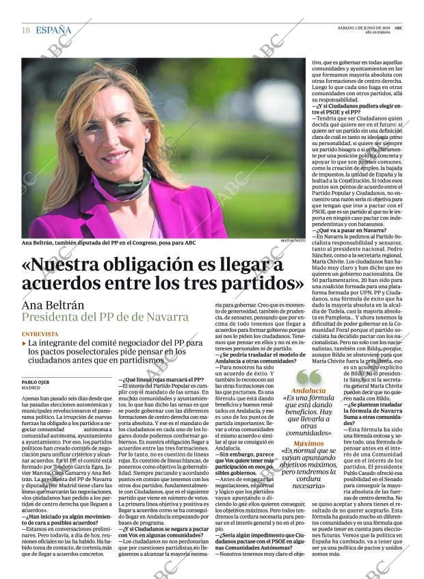 ABC MADRID 01-06-2019 página 18