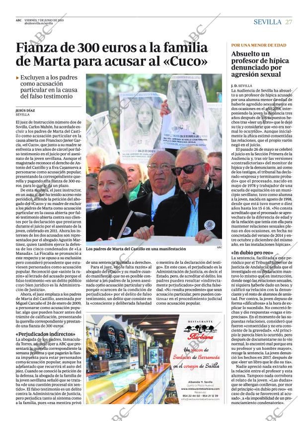 ABC SEVILLA 07-06-2019 página 27