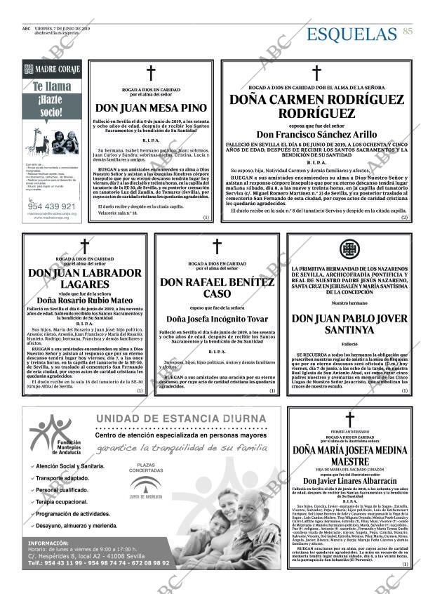 ABC SEVILLA 07-06-2019 página 85