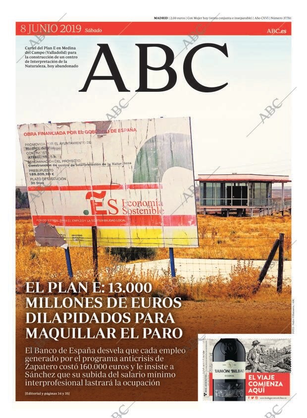ABC MADRID 08-06-2019 página 1