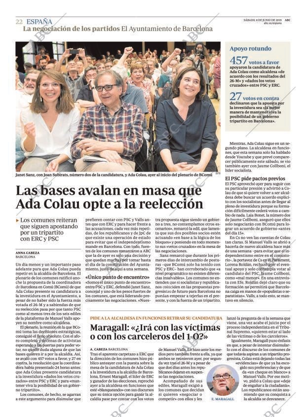 ABC MADRID 08-06-2019 página 22