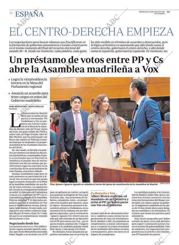 ABC MADRID 12-06-2019 página 16