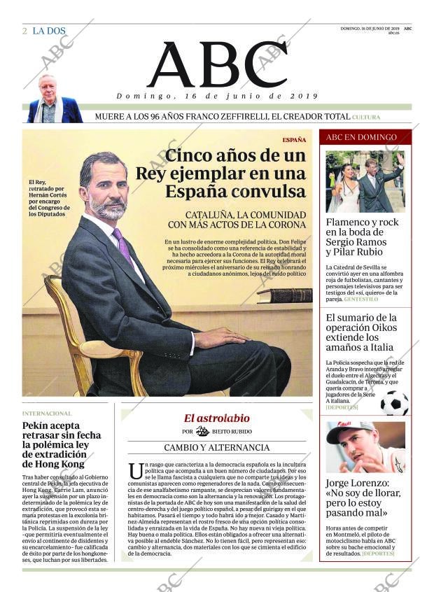 ABC MADRID 16-06-2019 página 2