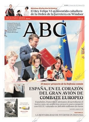 ABC MADRID 18-06-2019 página 1