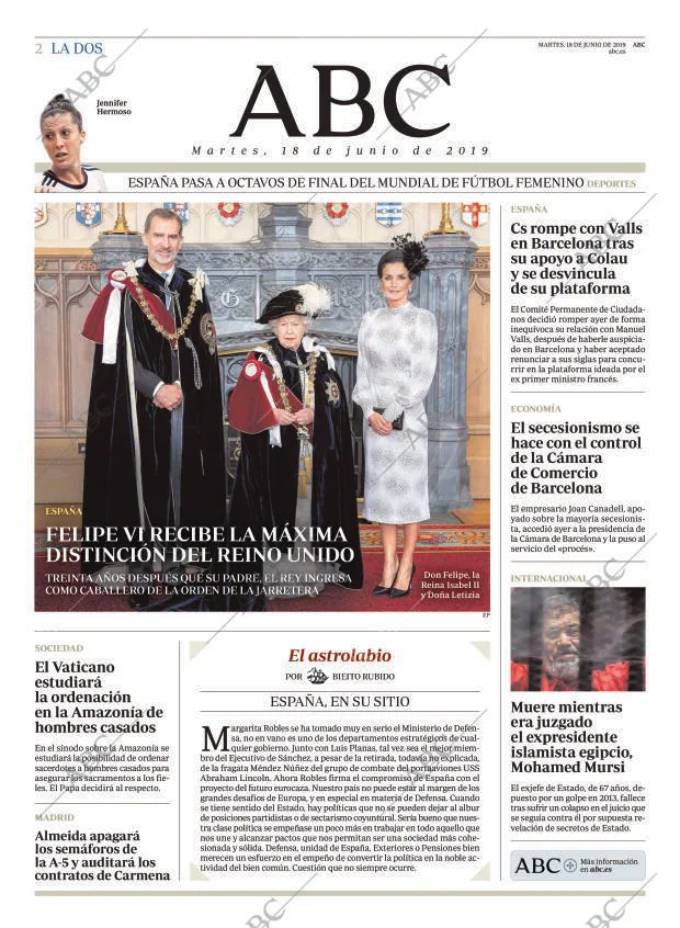 ABC MADRID 18-06-2019 página 2