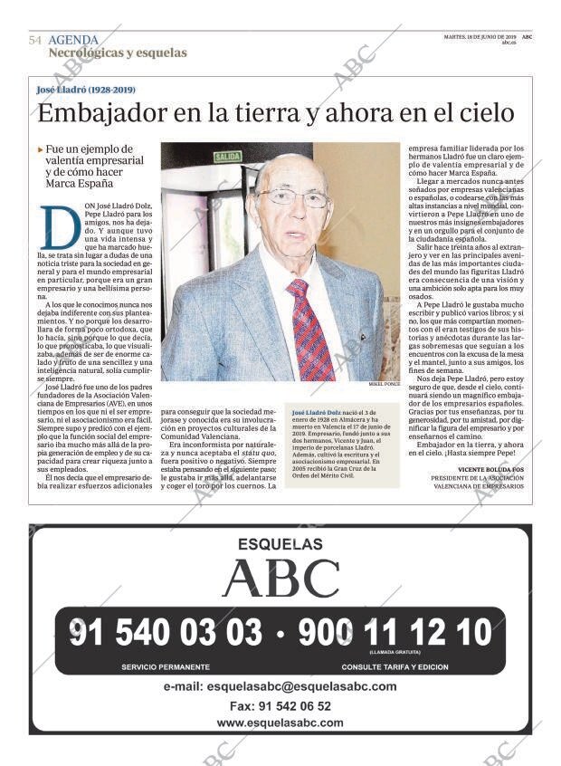 ABC MADRID 18-06-2019 página 54