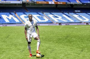 Presentación de Ferland Mendy como nuevo jugador del Real Madrid