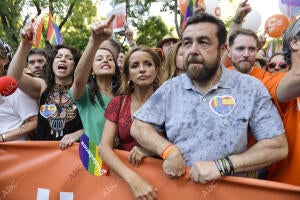 Miembros de Ciudadanos increpados en la manifestación del Orgullo LGTB 2019