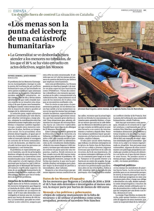 ABC MADRID 14-07-2019 página 22