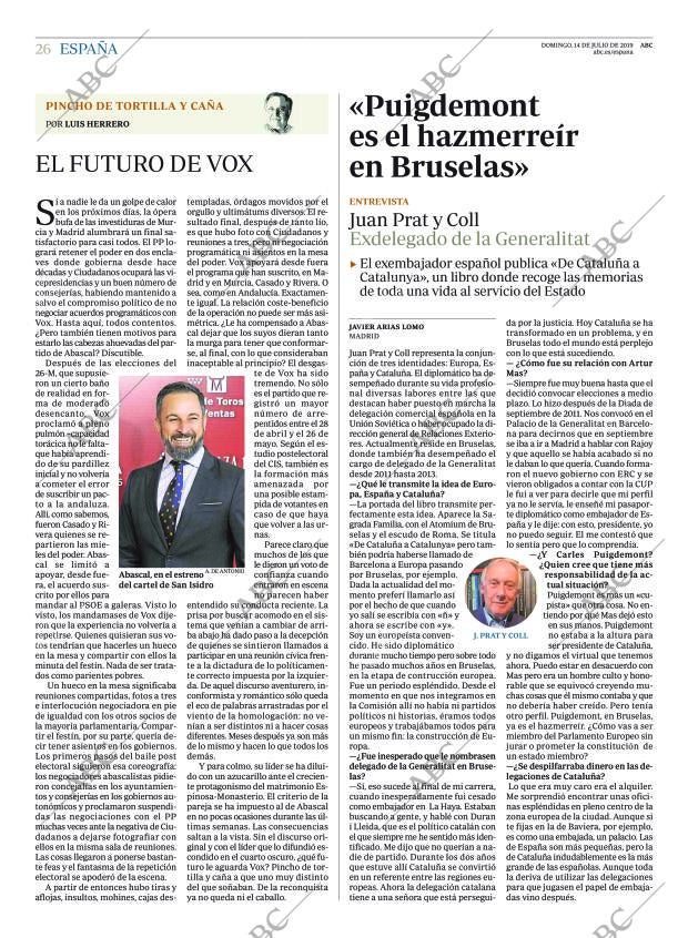ABC MADRID 14-07-2019 página 26