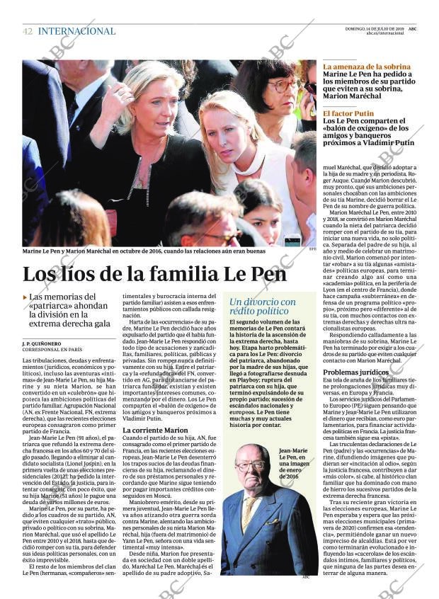 ABC MADRID 14-07-2019 página 42