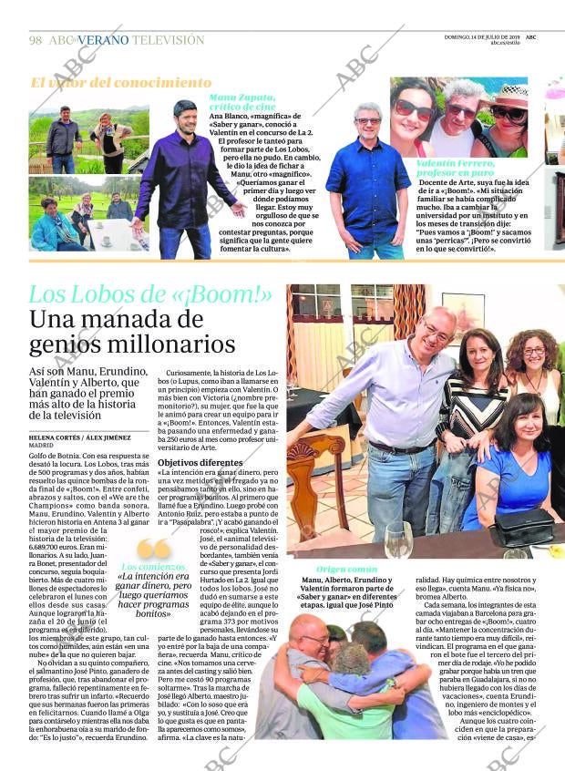 ABC MADRID 14-07-2019 página 98