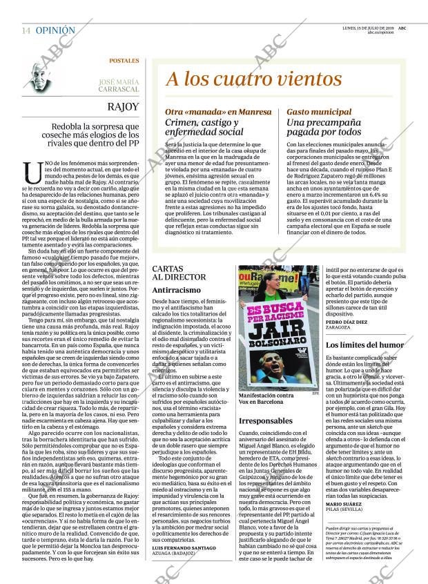 ABC MADRID 15-07-2019 página 14