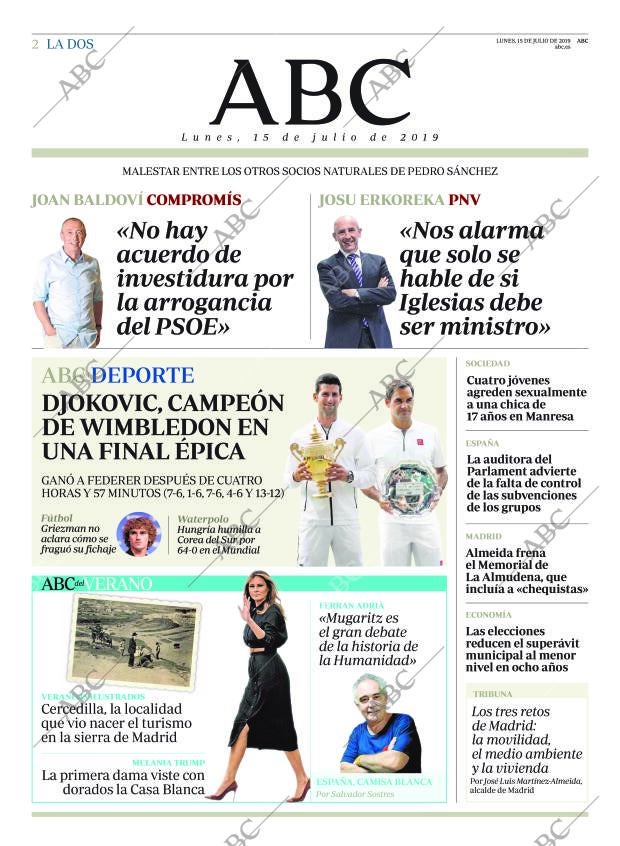 ABC MADRID 15-07-2019 página 2