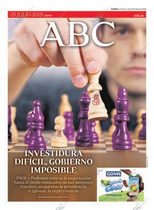 ABC MADRID 25-07-2019 página 1