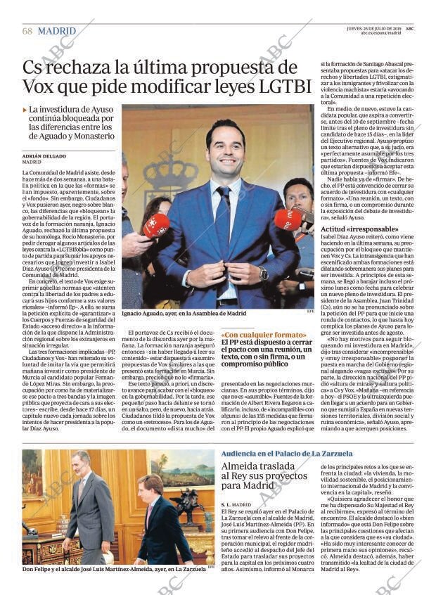 ABC MADRID 25-07-2019 página 68