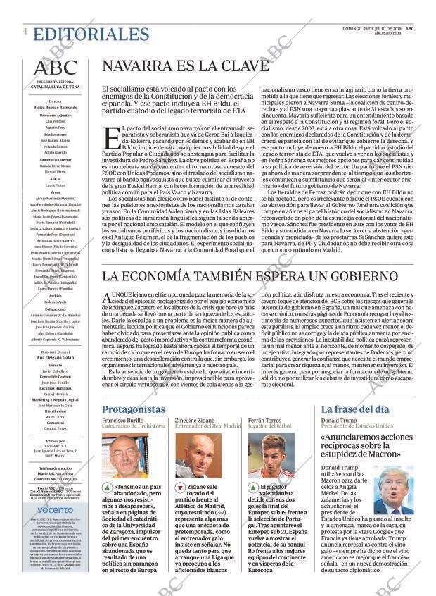 ABC MADRID 28-07-2019 página 4