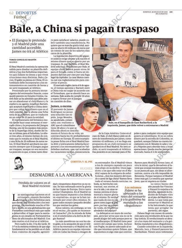 ABC MADRID 28-07-2019 página 62