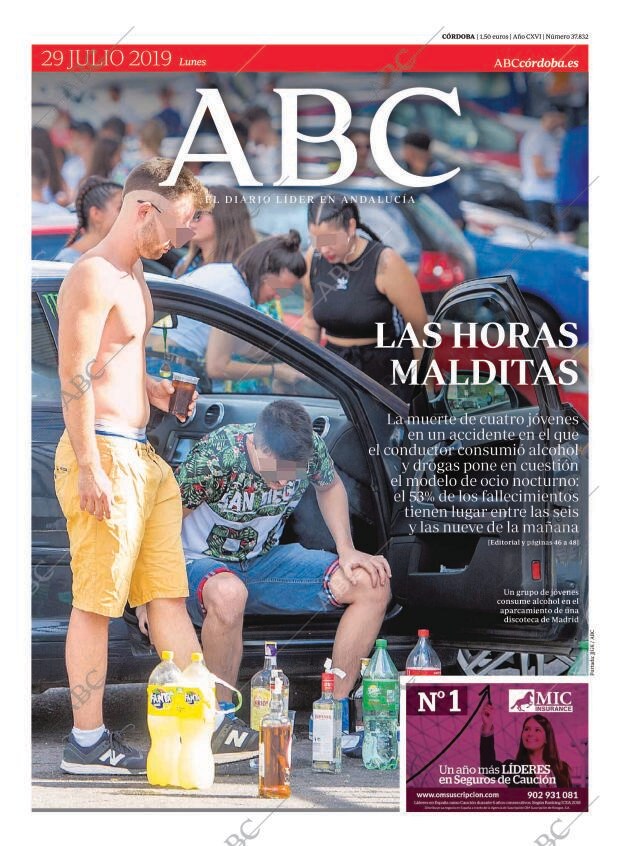 ABC CORDOBA 29-07-2019 página 1