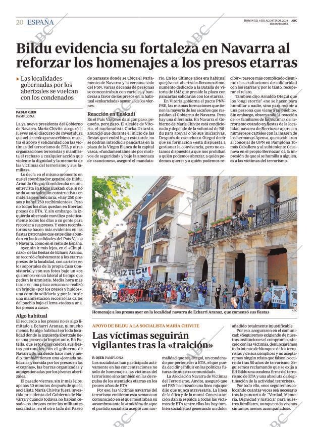 ABC MADRID 04-08-2019 página 20