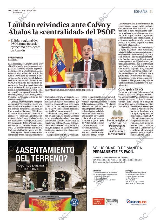 ABC MADRID 04-08-2019 página 21