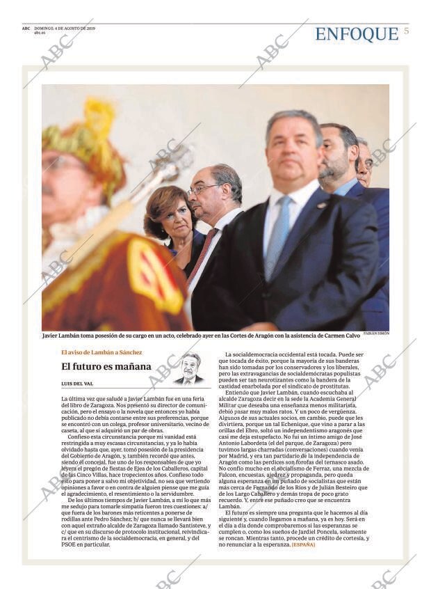 ABC MADRID 04-08-2019 página 5
