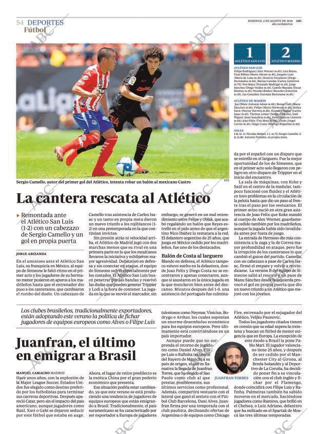 ABC MADRID 04-08-2019 página 54