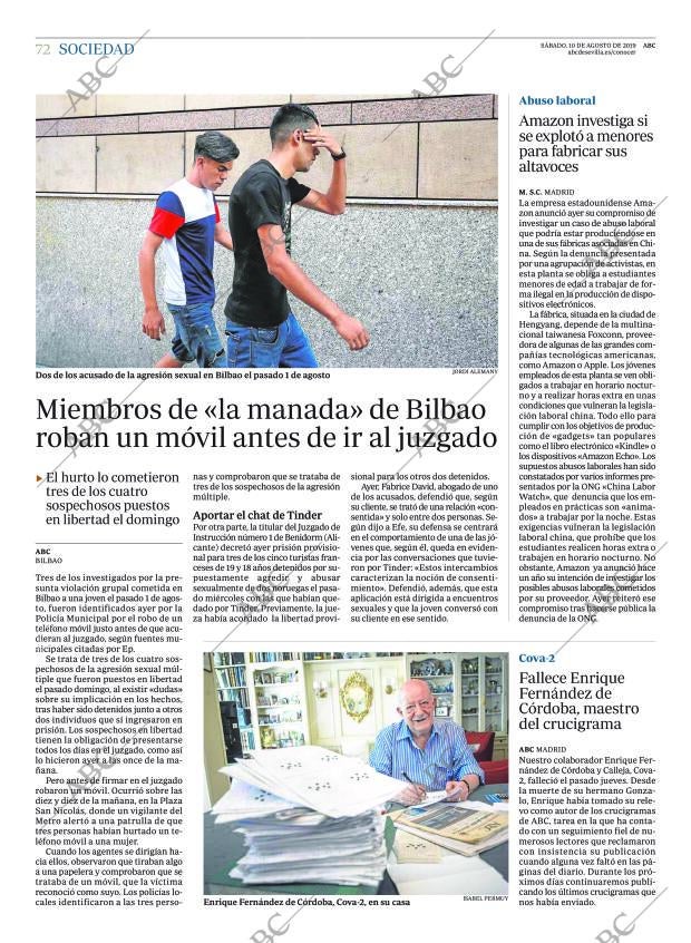 ABC SEVILLA 10-08-2019 página 72