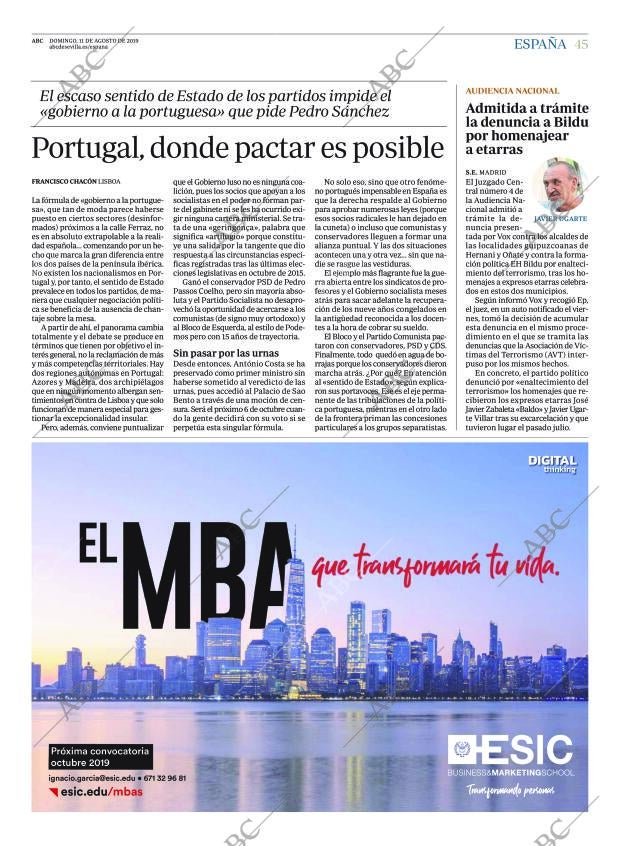 ABC SEVILLA 11-08-2019 página 45