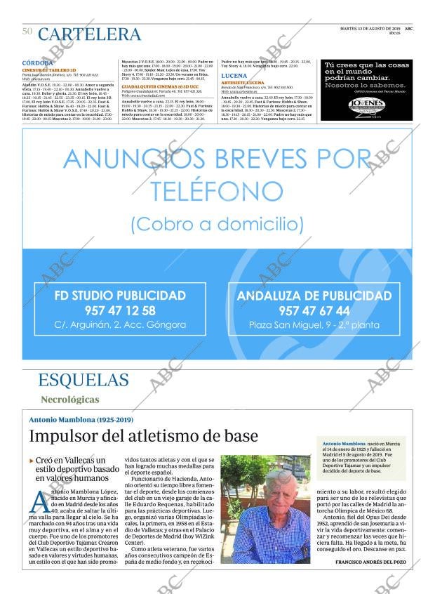 ABC CORDOBA 13-08-2019 página 50