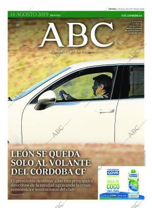ABC CORDOBA 14-08-2019 página 1