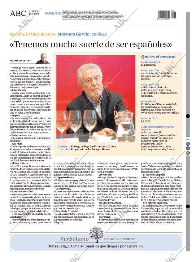 ABC MADRID 15-08-2019 página 72