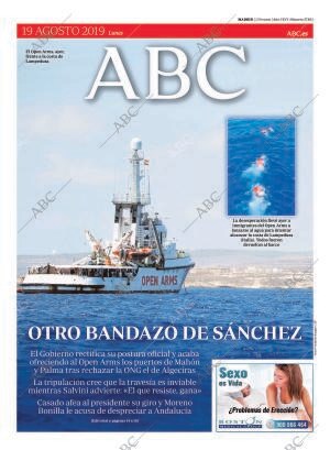 ABC MADRID 19-08-2019 página 1