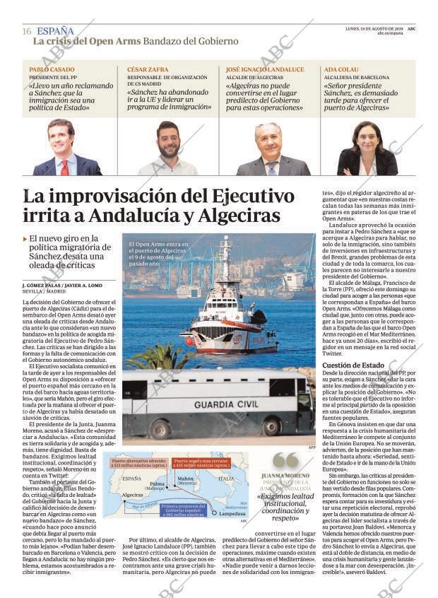 ABC MADRID 19-08-2019 página 16