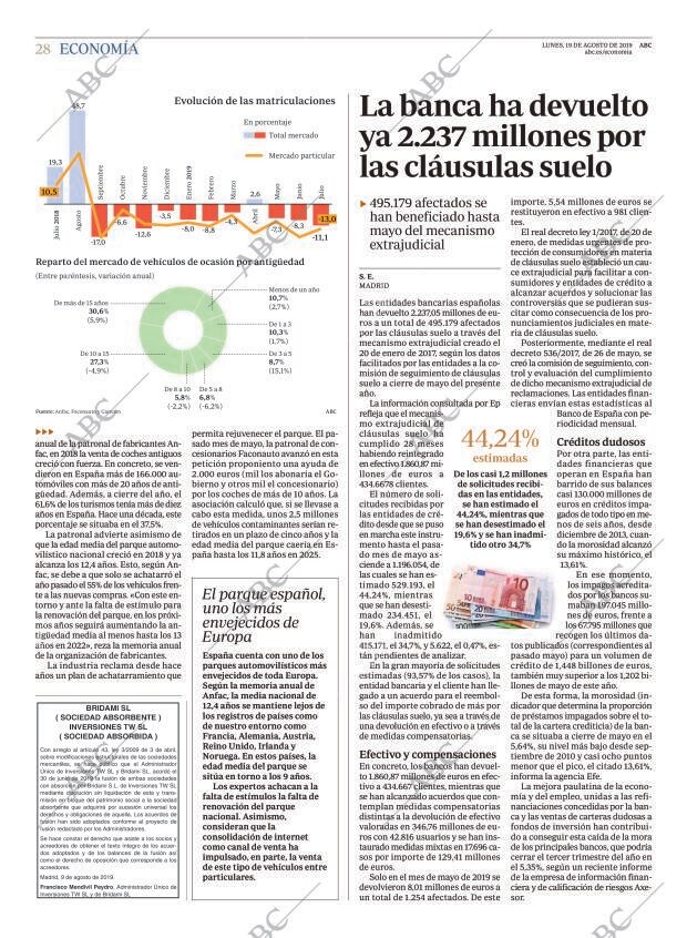 ABC MADRID 19-08-2019 página 28