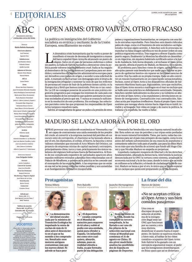 ABC MADRID 19-08-2019 página 4