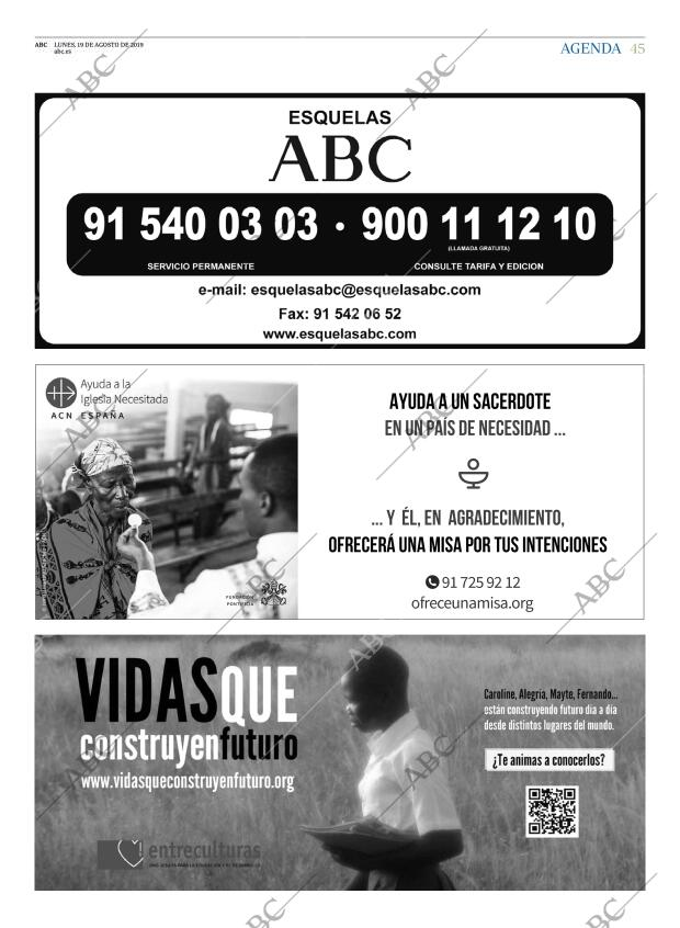 ABC MADRID 19-08-2019 página 45