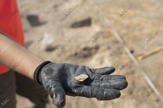 Excavación del acueducto de la ciudad romana de Carca