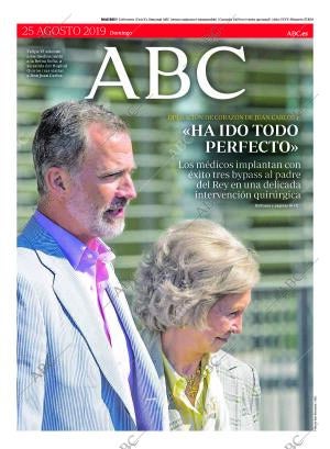 ABC MADRID 25-08-2019 página 1