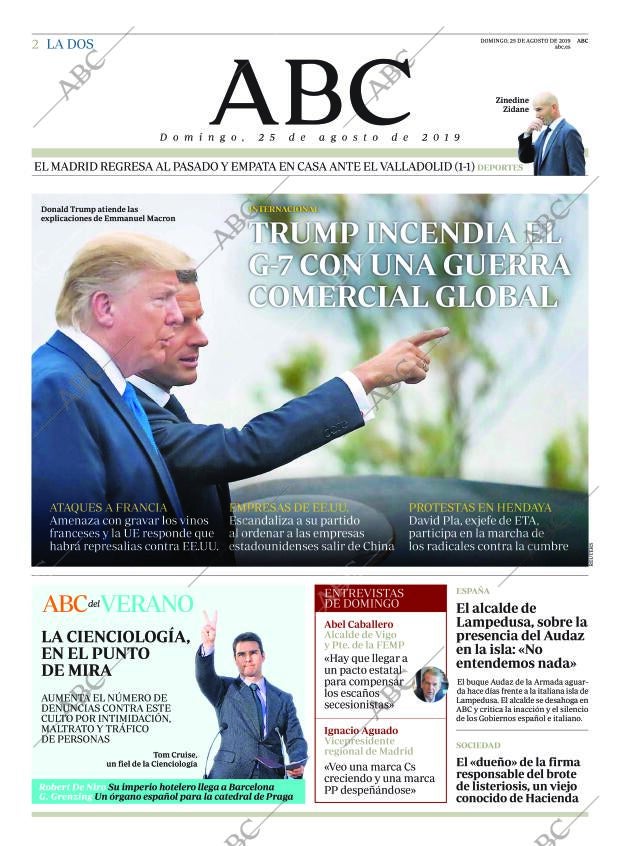 ABC MADRID 25-08-2019 página 2