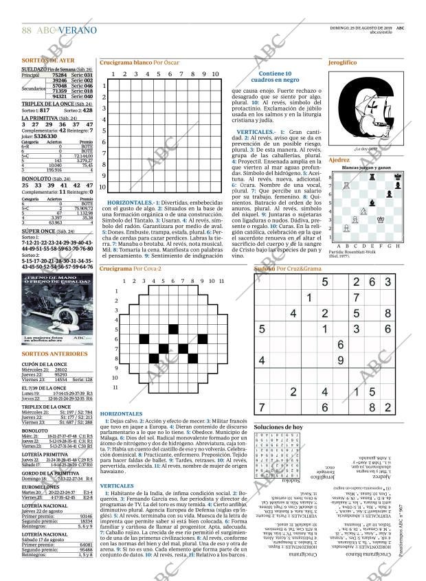 ABC MADRID 25-08-2019 página 88