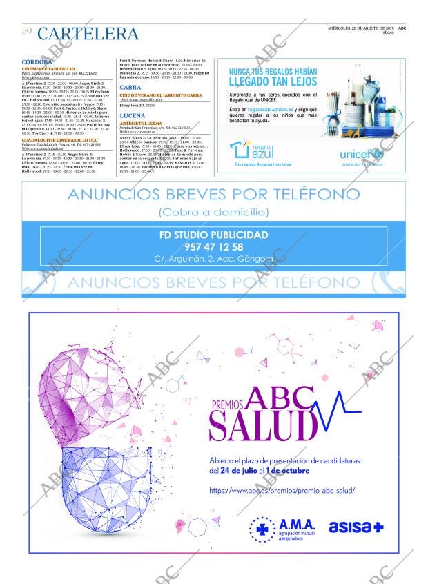 ABC CORDOBA 28-08-2019 página 50
