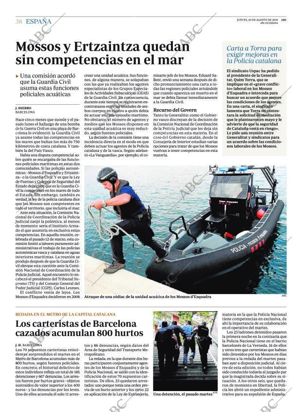 ABC CORDOBA 29-08-2019 página 38