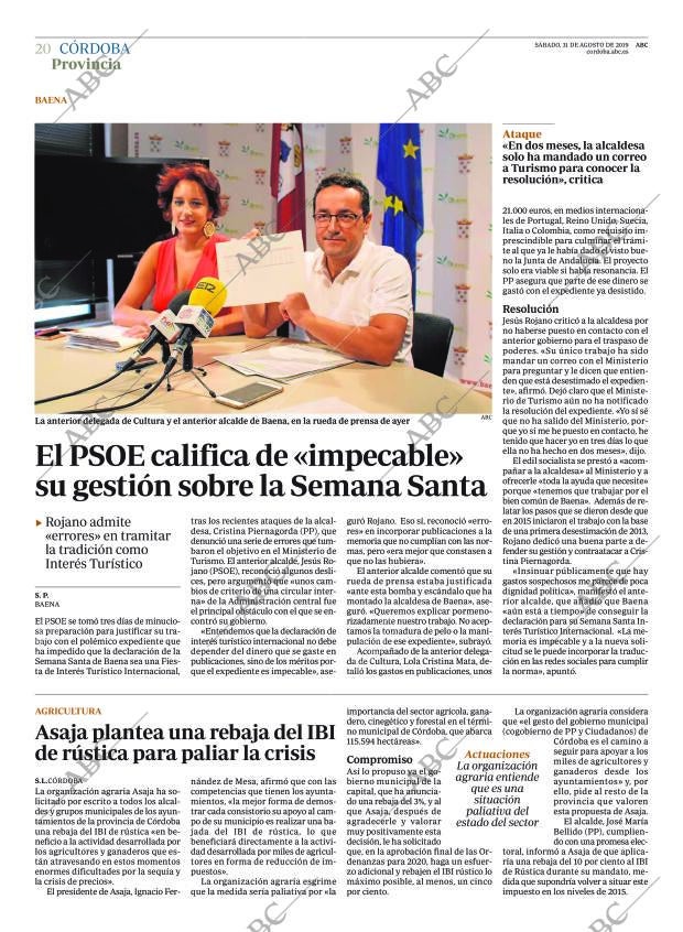 ABC CORDOBA 31-08-2019 página 20