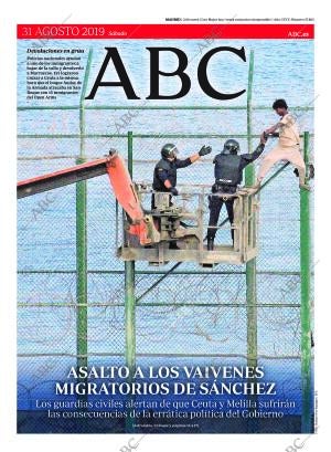 ABC MADRID 31-08-2019 página 1