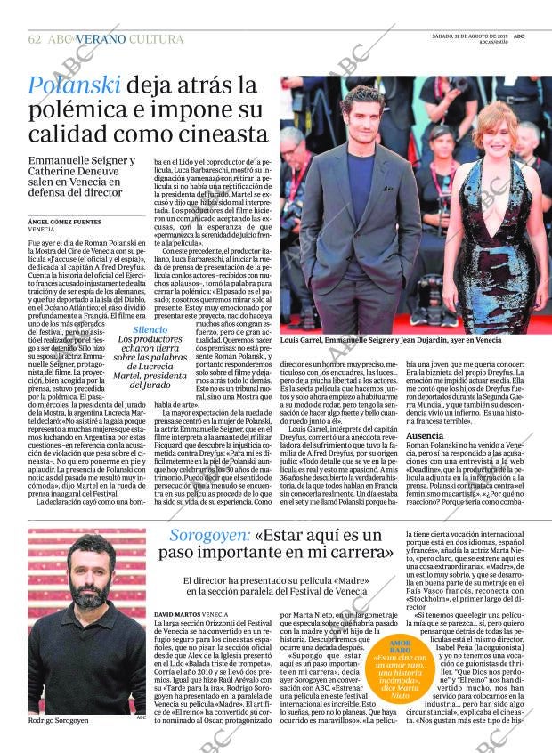 ABC MADRID 31-08-2019 página 62