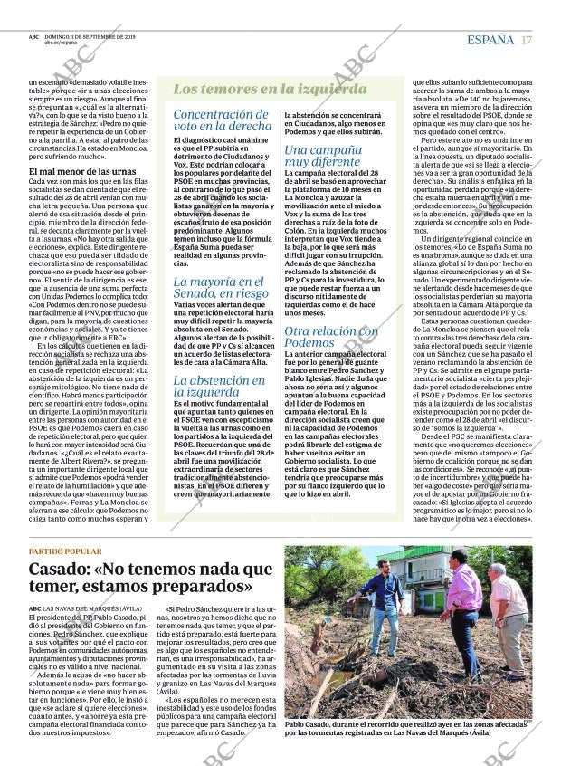 ABC MADRID 01-09-2019 página 17